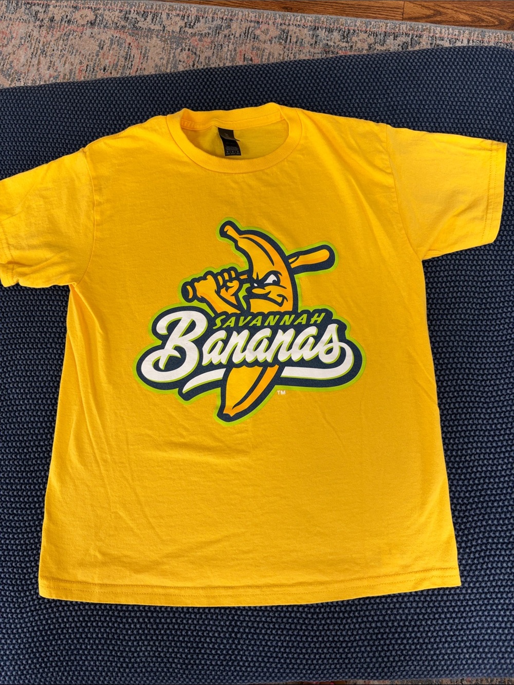 Savannah Bananas baseball yellow youth medium T-shirt